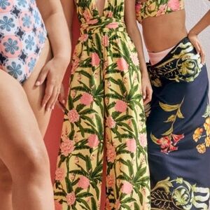 Floral Yellow Jumpsuit